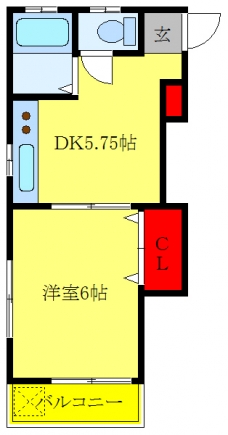 リバービレッジMの間取り図