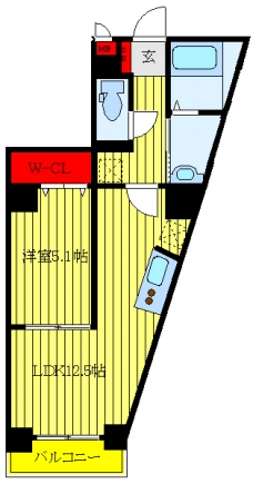 BLESS志村坂上の間取り図