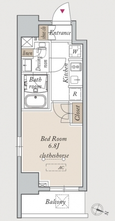 ＨＦ川口駅前レジデンス の間取り図