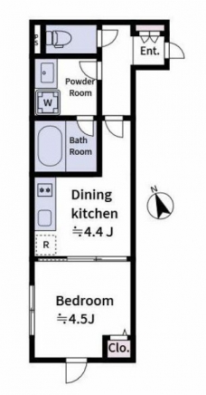 ラヴィエール上中里の間取り図
