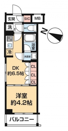 ＡＲＣＯＢＡＬＥＮＯ ＨＡＳＵＮＥⅠの間取り図