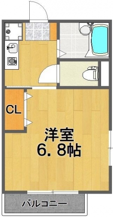 エトワール東浦和の間取り図