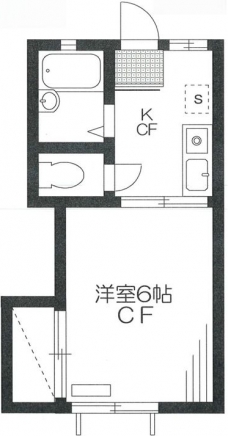 カーサＭの間取り図