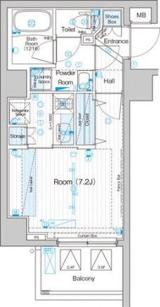 マキシヴ高島平の間取り図