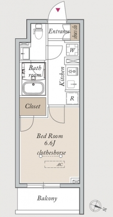 ＨＦ川口駅前レジデンス の間取り図