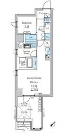 デュオフラッツ板橋大山の間取り図