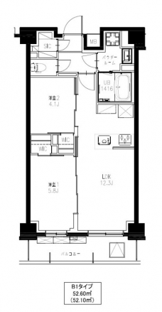 S-RESIDENCE東浦和aguaの間取り図