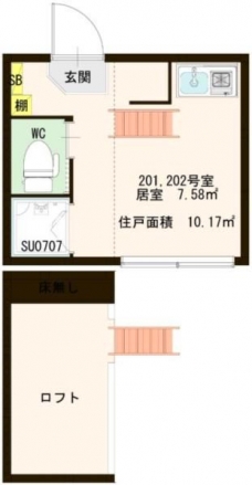 ａｖｅｎｉｒ赤羽の間取り図