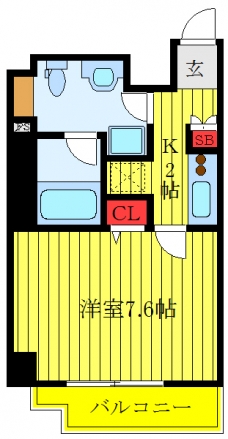 プレール・ドゥークときわ台の間取り図