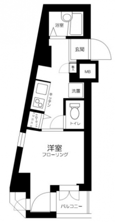 マーベラス鶯谷の間取り図