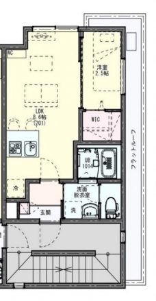 KLEIS蓮根の間取り図