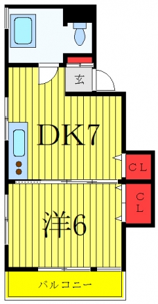 上板橋IMAハイツⅡの間取り図