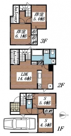 Sumai－to足立区鹿浜02の間取り図