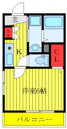 CORDEA新井宿の間取り図