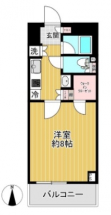 ルーブル板橋区役所前の間取り図