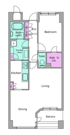 レジディアタワー上池袋（パーク棟） の間取り図