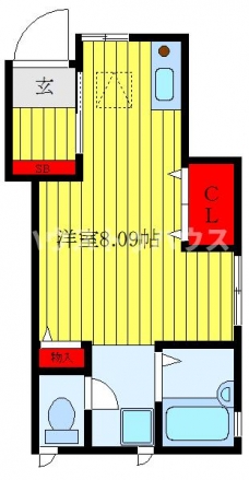 アールプラス田端の間取り図