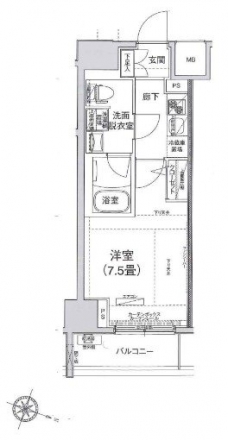アイル赤羽サウスの間取り図