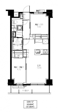 S-RESIDENCE東浦和aguaの間取り図