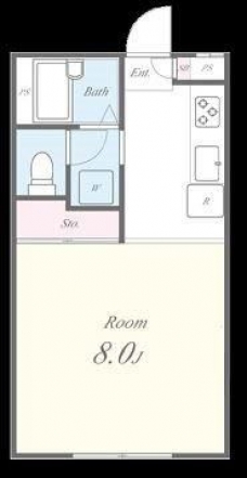 エステートピアドエルの間取り図