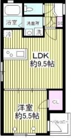 クレアコート川口の間取り図