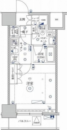 セジョリ板橋坂下の間取り図