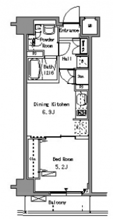 パークアクシス板橋の間取り図