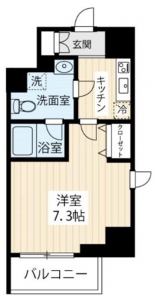 アンベリール西川口参番館の間取り図