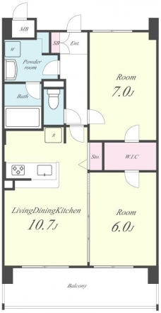 エスポアール北戸田の間取り図