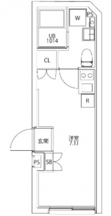 CITY WALK王子DUEの間取り図
