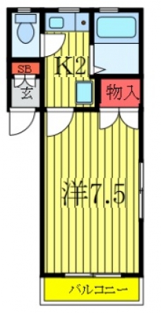 ココ雨宮の間取り図