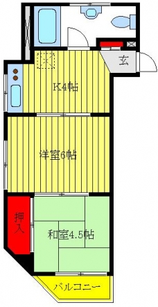 髙城ビルの間取り図