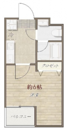 南長崎ハイツの間取り図