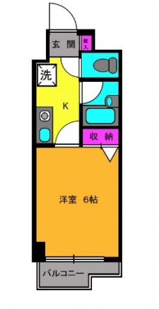 ティファニー舟渡の間取り図
