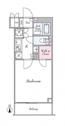 ルーブル板橋区役所前の間取り図