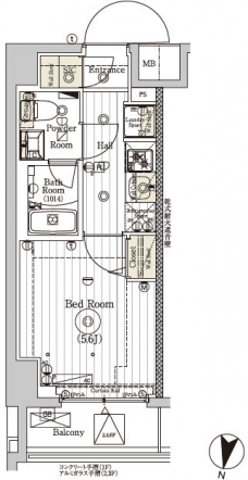MAXIV川口青木の間取り図