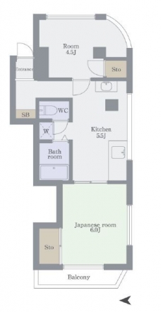 ジョイフル岩淵の間取り図