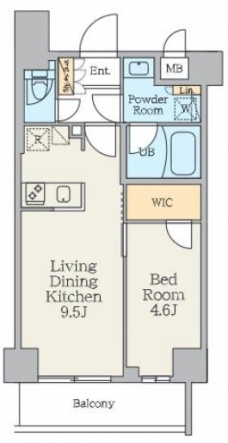 クレストコート中板橋の間取り図