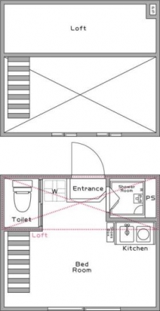 ハーモニーテラス巣鴨の間取り図
