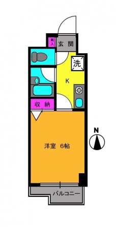 ティファニー舟渡の間取り図