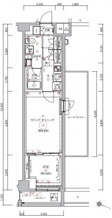ベルシード板橋本町プレミアⅡの間取り図