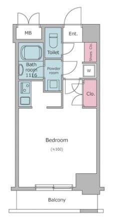 レジディア九段下の間取り図
