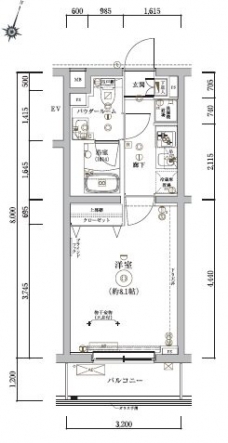 アルテシモデュースの間取り図