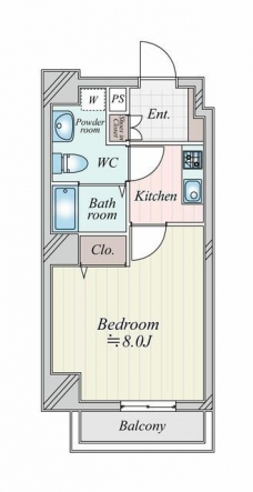 グローブシティ川口の間取り図