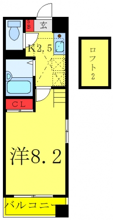 SKコートⅣの間取り図
