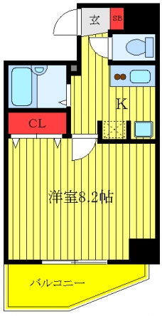 プレール・ドゥーク赤羽の間取り図