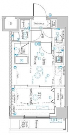 ラフィスタ志村坂上の間取り図