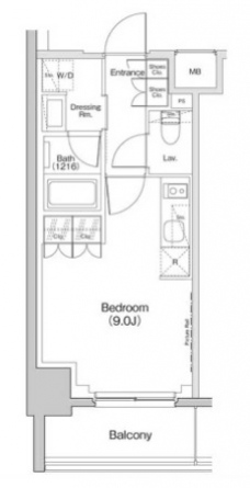 ザ・パークハビオ東長崎の間取り図