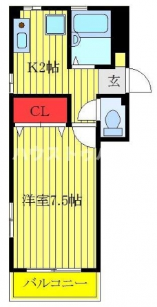 ライズマンションの間取り図