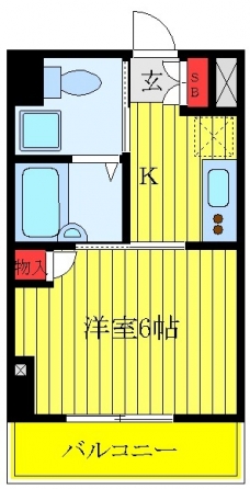ステージファースト常盤台の間取り図
